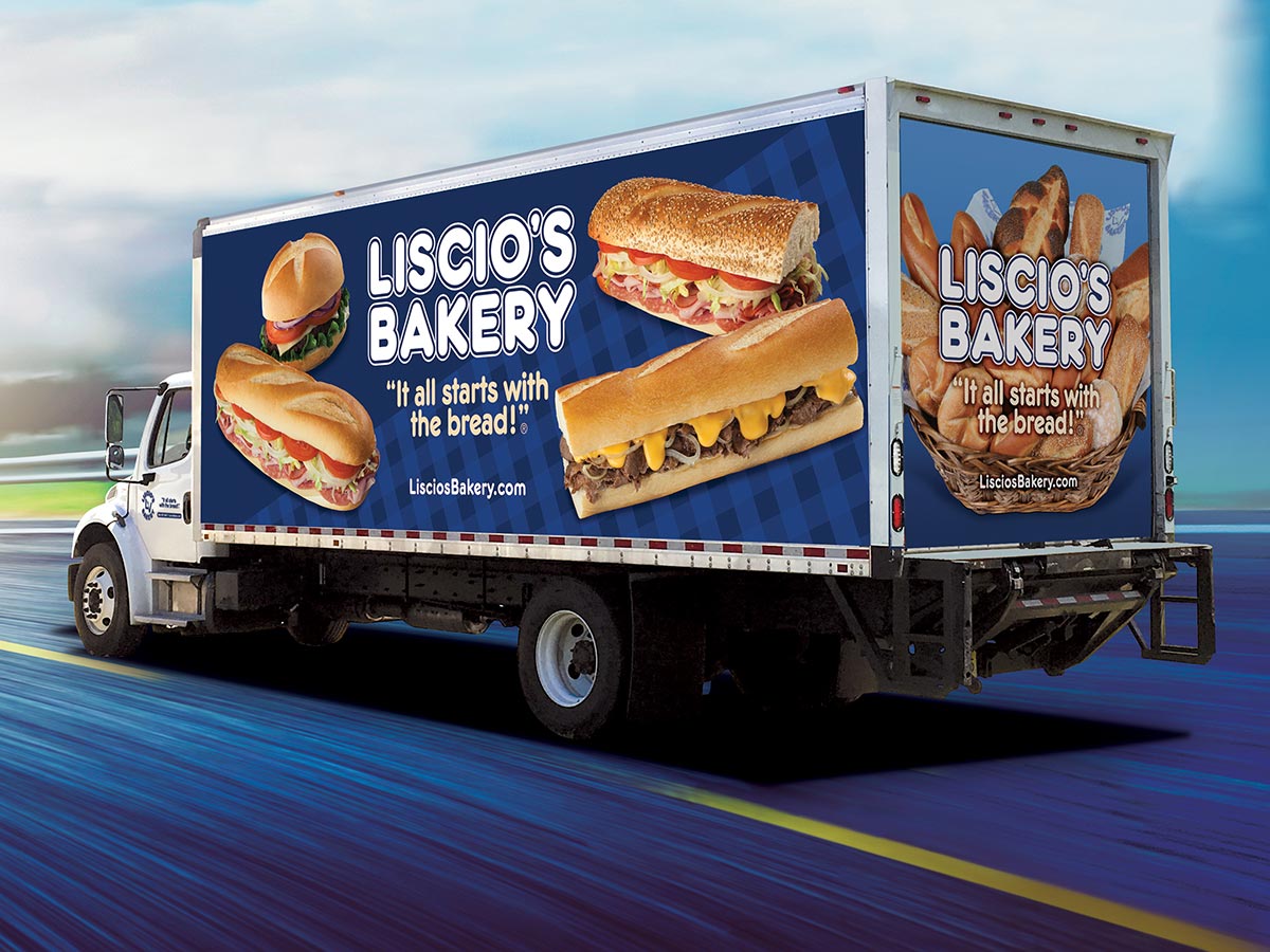 advertising - Liscio's Bakery Truck