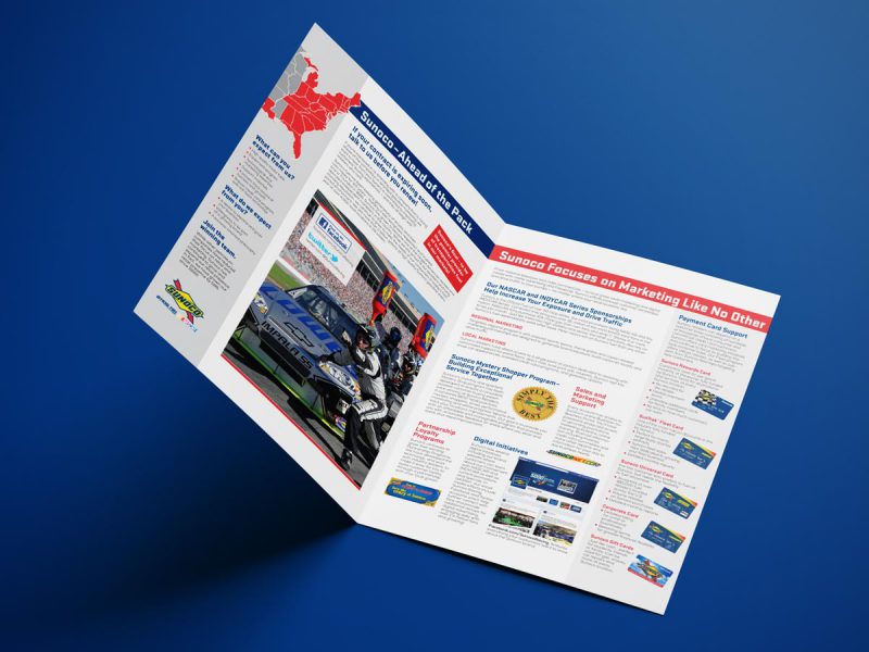 graphic design - Sunoco Advantage Distributor Brochure