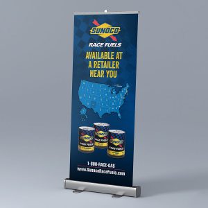 banner design - Sunoco Racefuels Pull-up Banner