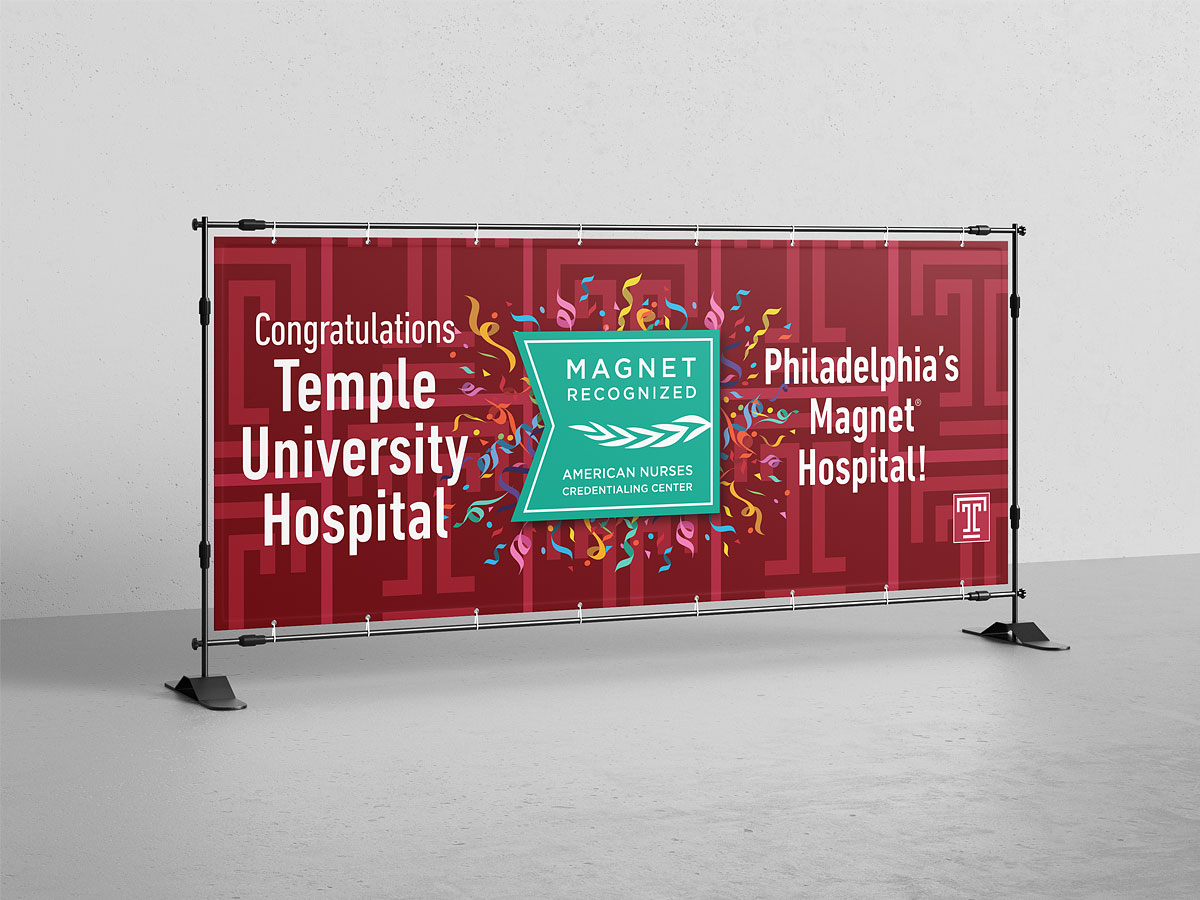 banner design - Temple Hospital Banner