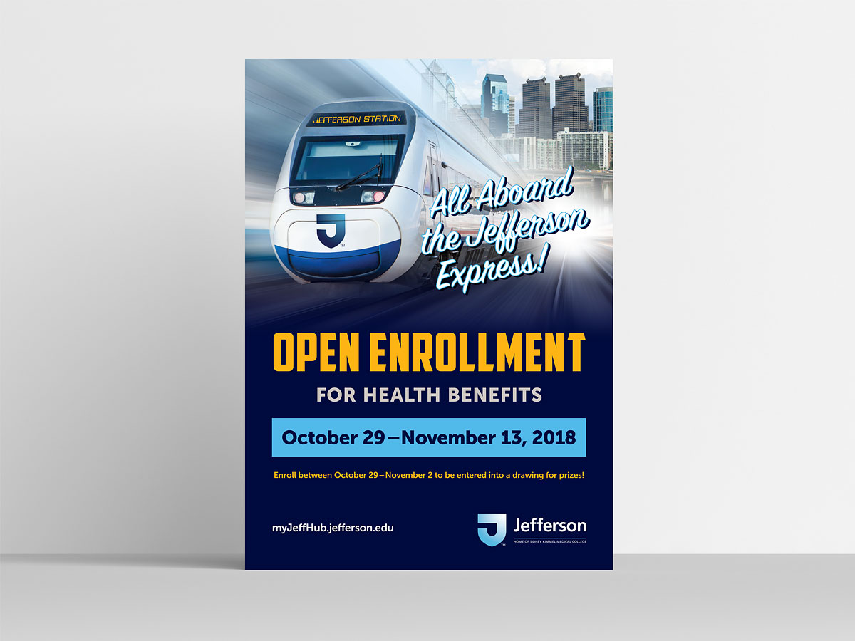 Jefferson  Cetlin Design Group Inside Open Enrollment Flyer Template