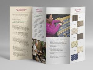 graphic design - Langhorne Carpet Brochure