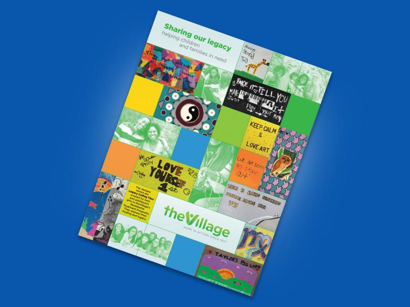 graphic design - Village Annual Report Cover